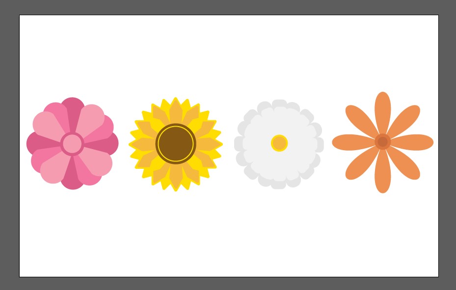 Cara Membuat Bunga Sederhana di Adobe Illustrator Blografise