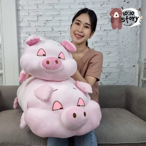 🎅🎄 ตุ๊กตาหมู Love ขนาด 25 นิ้ว และ 35 นิ้ว ❗❗❗ ตุ๊กหมู Love น่ารัก นุ่มนิ่มๆ กอดแน่นสบายๆ 💯🔥⚡