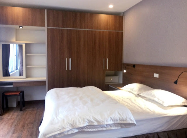Phòng ngủ căn hộ cho thuê tại quận Tây Hồ Hà Nội