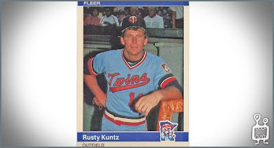 funny rusty kuntz baseball card