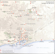 Emplazamientos antiaereos de Barcelona. Víctimas mortales de los bombardeos .