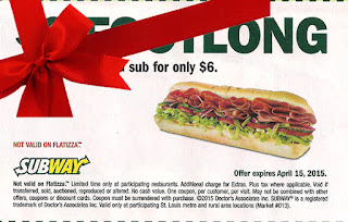 Free Printable Subway Coupons