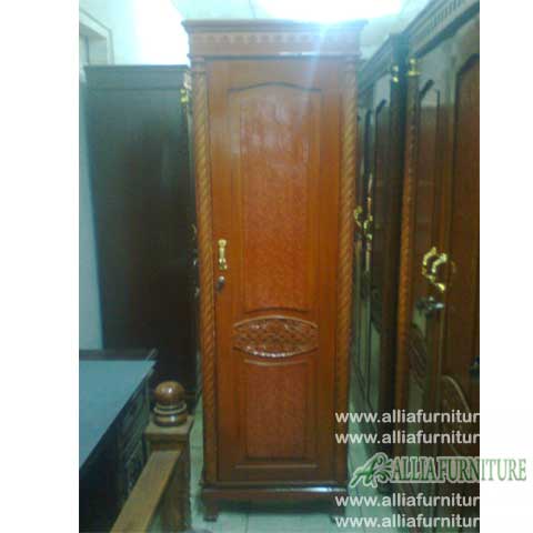 lemari pakaian triplek motif 1 pintu