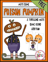 FREE Addition Game Poison Pumpkin