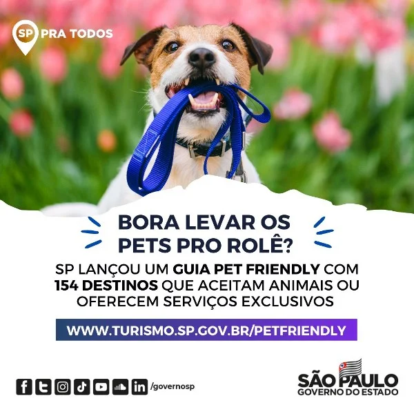 Ilha Comprida é uma das 56 cidades do Estado incluídas no Guia Pet- Friendly