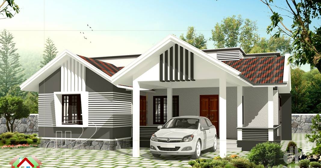 Stunning 1259 Square Feet 3 Bedroom Kerala Home  Design 