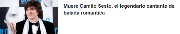  Camilo Sesto, info