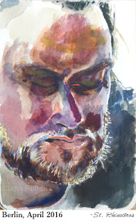 Sketch of a man by Ciana Pullen / St. Rhinocéros