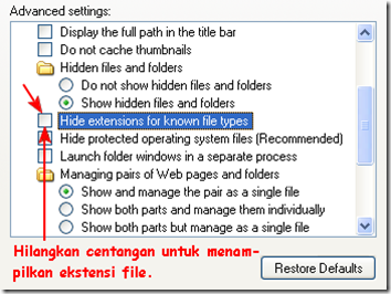 Folder Options2