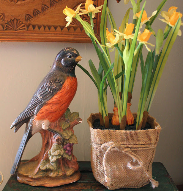 A Little Simple Spring Decor From Itsy Bits And Pieces Blog