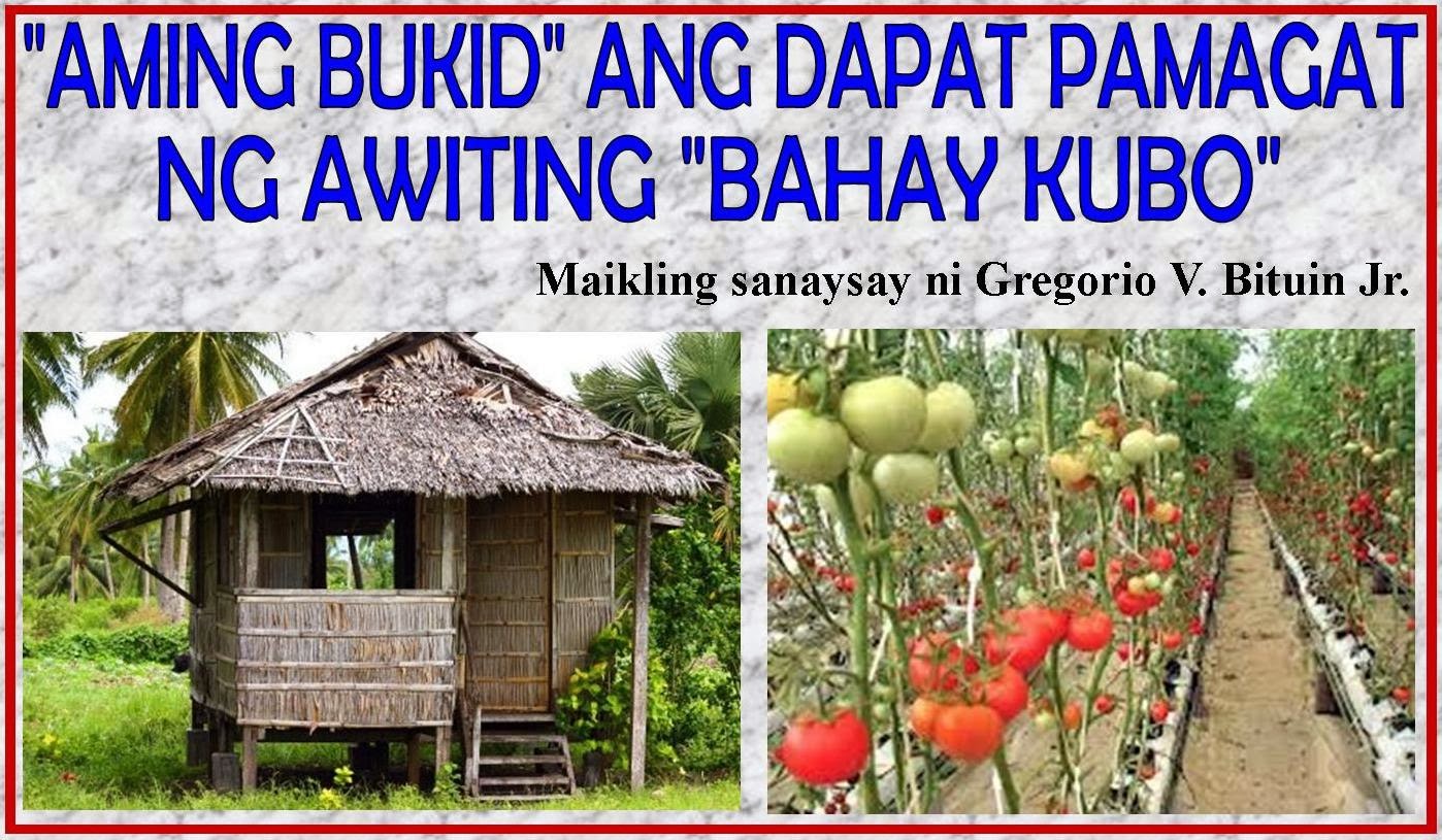 Sayútsot Sayúsay: "Aming Bukid" ang dapat pamagat ng ...