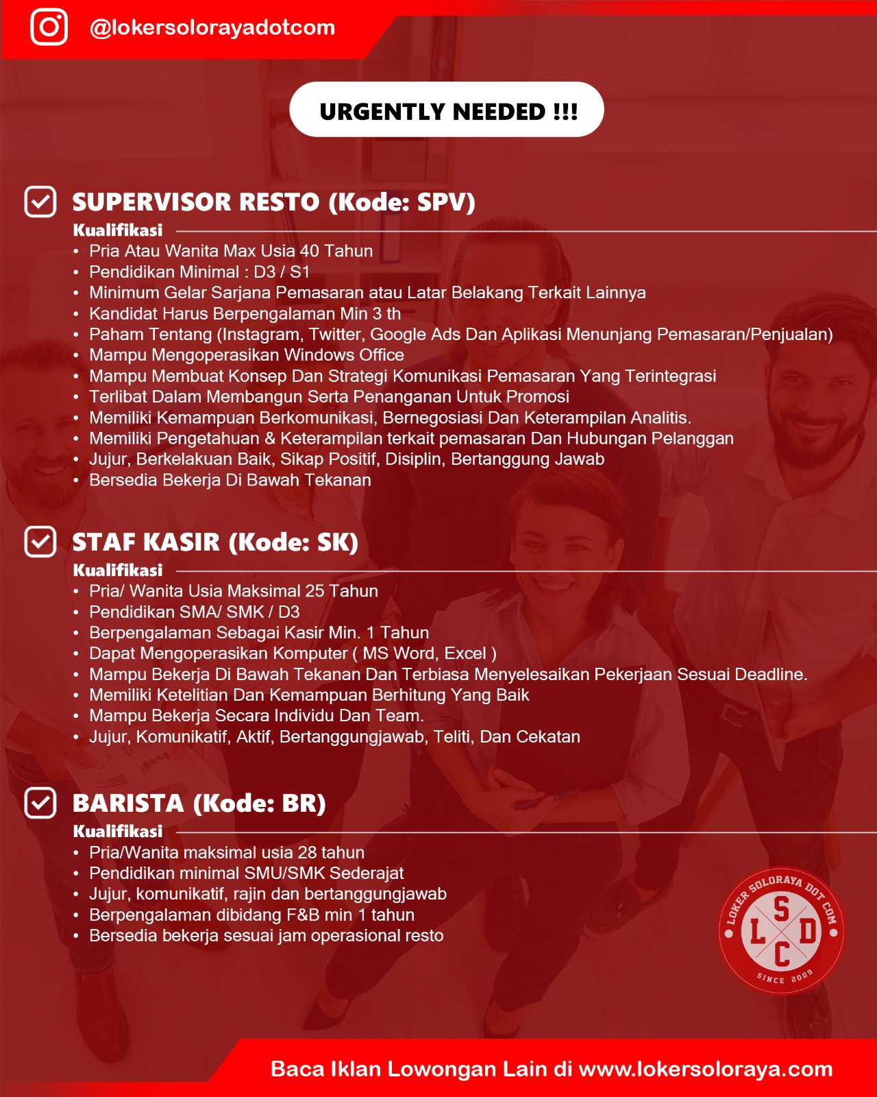 Loker Perusahaan di Solo Raya Terbaru April 2024