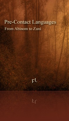 Pre-Contact Languages Cover