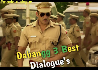 Dabangg 3 Dialogues in hindi | Salman Khan Best Dialogues hindi from Dabangg 3