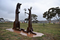 Stopping to Smell the Flowers by Jimmy Rix I Canberra Public Art