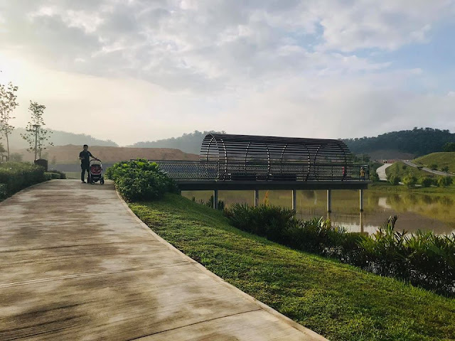 Beriadah di Canal Park, Alam Sari