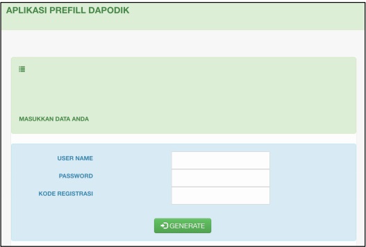Cara download prefill dapodik