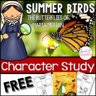 Need ideas for teaching characterization or character traits? This post gives you ideas with a spring mentor text. Click through to see how to use Summer Birds.