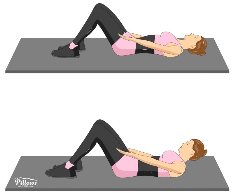 18 Easy Stretches In 18 Minutes To Help Reduce Back Pain - PARTIAL CURL