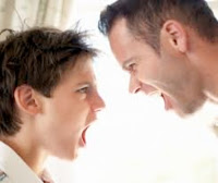 Dad yelling at son - Survival Parenting