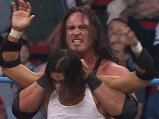 WCW Mayhem 2000 - Brian Adams locks Kidman in a full nelson
