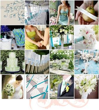  found online from bride's that had blue as one of their wedding colors