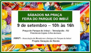 Dia 09-09 Feira comunitária do Parque do Imbui Teresópolis