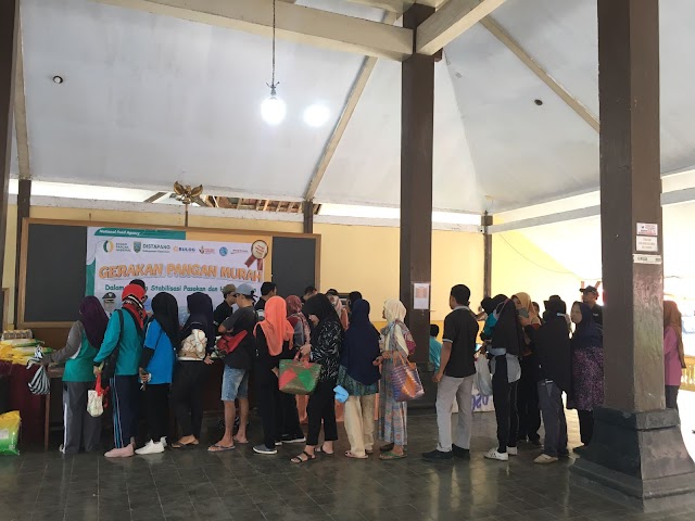 Stabilkan Harga, Distapang Sinergi dengan Bulog dan BUMD Gelar Gerakan Pangan Murah
