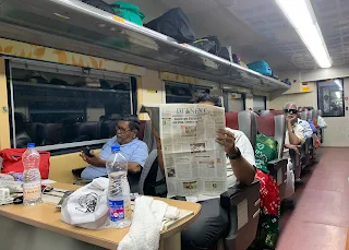 Inside Tejas Express