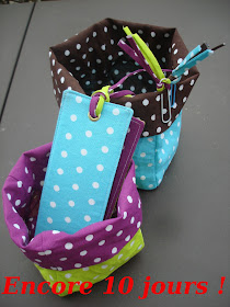lot à gagner concours pots en tissus marque pages