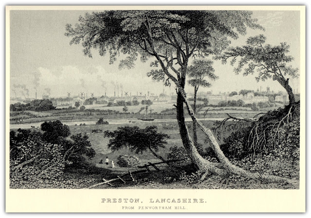 Preston, Lancashire from Penwortham Hill