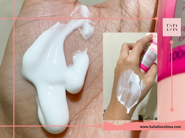 tekstur body serum vaseline