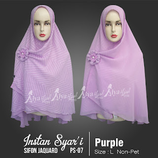  Instan Syar'i Sifon Jacquard - Alya Hijab | Jual Hijab Online Terpercaya | Jual Hijab Instan Syar'i