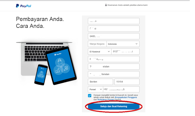 Cara Membuat Akun Paypal Untuk Transaksi Paypal Gratis