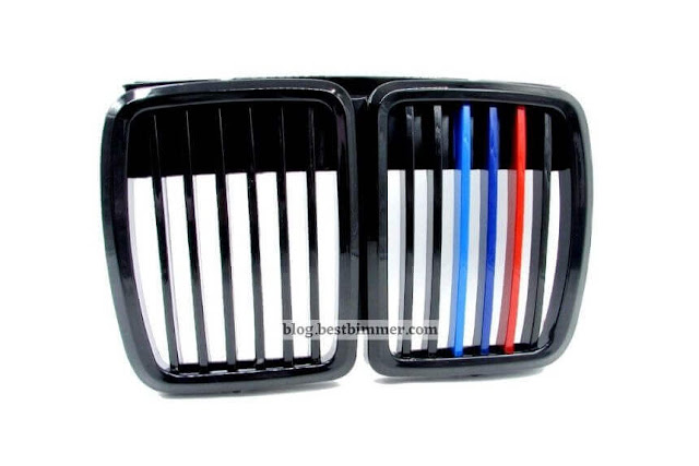 Grill BMW E30 Tahun 1982-1994 - Warna Hitam Mengkilap - Model M Colour