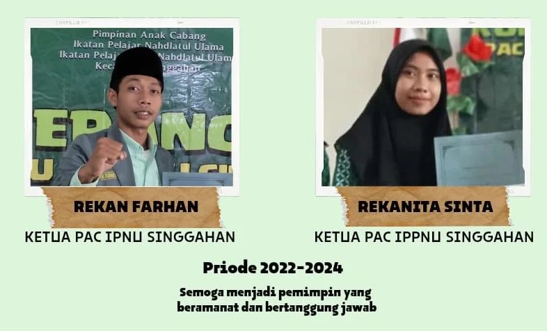 IPNU IPPNU Singgahan Tuban Gelar Konferensi, Farhan dan Sinta Terpilih