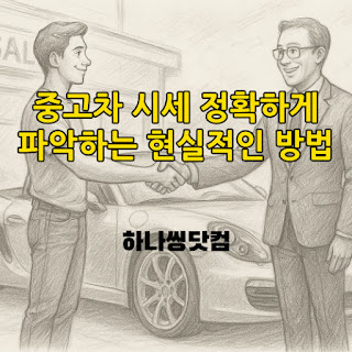 중고차 시세 정확하게 파악하는 현실적인 방법