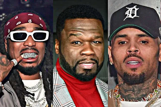 50 Cent Urges Quavo to Respond to Chris Brown's Diss Track, Warns "It's a Wrap" Otherwise