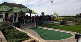 The Crazy Golf course in Hastings, East Sussex