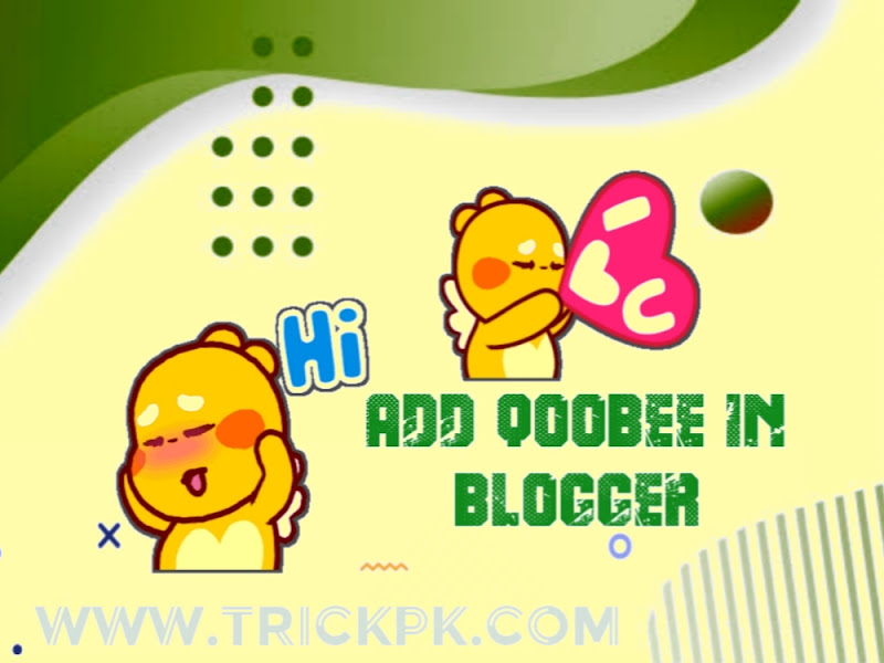 Add QooBee Hi Effect at Right Corner For Blog/Website