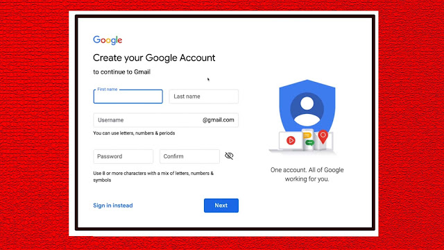 Create your Gmail Account