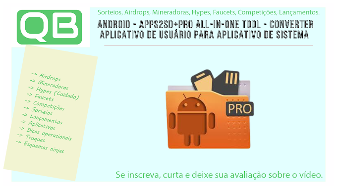 Android - Apps2SD+PRO All-in-One Tool - Converter aplicativo de usuário para aplicativo de sistema 