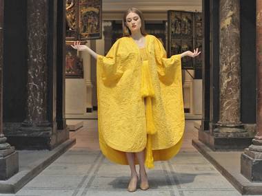 Behold! This Gown Is Made Of Silk Extracted From Spiders