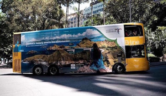 Wonderful Indonesia dipromosikan di bus-bus Sydney