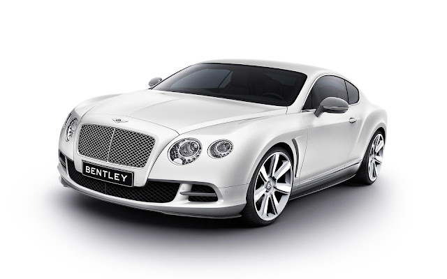 White Bentley Continental GT