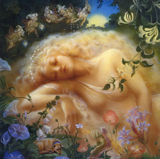 Sleeping Beauty,Kinuko Y Craft,fairy tale illustration