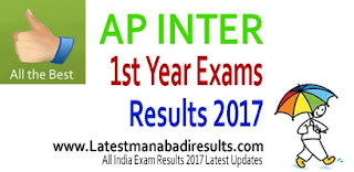 www.manabadi.com Inter 1st 2nd year Results 2017, AP Intermedate Results 2017 Manabadi