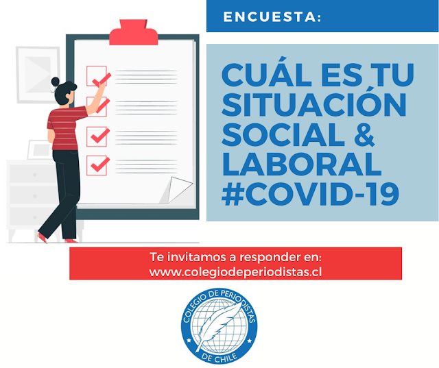 #Covid-19: Lanzan encuesta para conocer situación laboral y social de periodistas y comunicadores