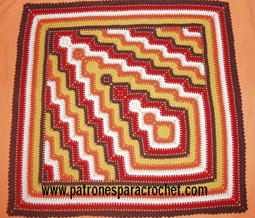manta crochet diseño Sara Palacios