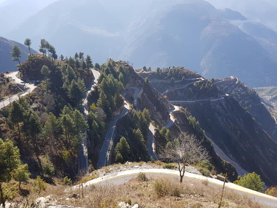 Leswa Bypass road Azad Kashmir. road in Azad Kashmir. Leswa Top. Leswa valley